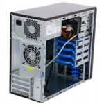 Сервер Supermicro CSE-731i-300B/X11SSL-F SMT0043 (Tower, Xeon E3-1220 v6, 3000 МГц, 4, 8, 1 x 8 ГБ, LFF 3.5", 4)