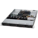 Сервер Supermicro CSE-813MFTQC-505CB/X10DRL-i SMR0105 (1U Rack, Xeon E5-2620 v4, 2100 МГц, 8, 20, 1 x 16 ГБ, LFF 3.5", 4)
