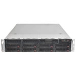 Сервер Supermicro CSE-825TQ-563LPB SMR0110 (2U Rack, Xeon E3-1220 v6, 3000 МГц, 4, 8, 1 x 8 ГБ, LFF 3.5", 8)