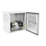 Серверный шкаф ЦМО Шкаф ЭКОНОМ уличный всепогодный настенный укомплектованный (В500 × Ш500 × Г250) ШТВ-НЭ-5.5.25-3ААА-Т2