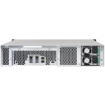 Дисковая системы хранения данных СХД Qnap Сетевой RAID-накопитель, 8 отсеков для HDD, стоечное исполнение, два блока питания. Четырехъядерный Intel Celeron J1900 2,0 ГГц, 4ГБ. TS-853U-RP (Rack)