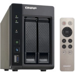 Дисковая системы хранения данных СХД Qnap Сетевой RAID-накопитель, 2 отсека для HDD, HDMI-порт. Четырехъядерный Celeron N3150 1,6 ГГц TS-253A-4G (Tower)