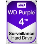 Внутренний жесткий диск Western Digital Purple 4TB SATA 3.5" 5400RPM 64Mb WD40PURZ (HDD (классические), 4 ТБ, 3.5 дюйма, SATA)