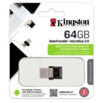 USB флешка (Flash) Kingston DTDUO3 64GB DTDUO3-64GB (64 ГБ)