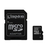 Флеш (Flash) карты Kingston SDC10G2/16GB Class 10 16GB + адаптер для SD (16 ГБ)