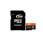 Флеш (Flash) карты Team Group MicroSDXC UHS-1 64GB w/Adapter TUSDX64GUHS03 (64 ГБ)