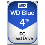 Внутренний жесткий диск Western Digital Blue 4TB SATA 3.5" 5400RPM 64Mb WD40EZRZ (HDD (классические), 4 ТБ, 3.5 дюйма, SATA)