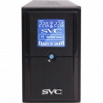 Источник бесперебойного питания SVC V-650-L-LCD (Линейно-интерактивные, Напольный, 650 ВА, 390)