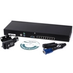 KVM-переключатель SHIP KVM переключатель KS-3116, 2 порта USB, 2 порта PS/2, 1 порт VGA, 17 портов RG-45