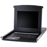 KVM-переключатель SHIP KVM консоль Al-7108ULG, 17", 2 порта USB, 8 портов VGA, 1 порт RG-45