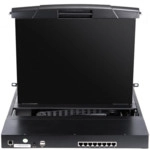 KVM-переключатель SHIP KVM консоль Al-7108TLG, 17", 2 порта USB, 8 портов RG-45