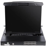 KVM-переключатель SHIP KVM консоль Al-9116TLG, 19", 2 порта USB, 16 портов RG-45