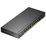 Коммутатор Zyxel GS1100-10HP GS1100-10HP-EU0101F (1000 Base-TX (1000 мбит/с), 2 SFP порта)