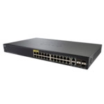 Коммутатор Cisco SG350-28P-K9-EU (1000 Base-TX (1000 мбит/с), 2 SFP порта)