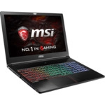 Ноутбук MSI GS63 Stealth 9S7-16K512-021 (15.6 ", FHD 1920x1080 (16:9), Core i7, 16 Гб, HDD и SSD, 128 ГБ, nVidia GeForce GTX 1060)