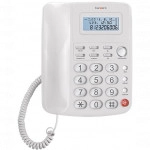 Аналоговый телефон TeXet TX-250 белый 126241