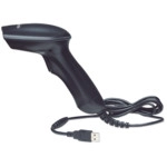 Сканер штрихкода Manhattan Long Range 460835 (USB, Черный, Ручной проводной, 1D)