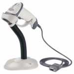 Сканер штрихкода Zebra LS2208 RS232 White LS2208-1AZR0100ER (Com (RS232), Белый, С подставкой, Ручной проводной, 2D)