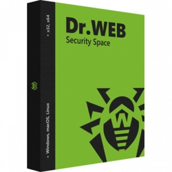 Антивирус Dr.Web Security Space на 12 м 1 ПК LHW-BK-12M-1-B3 (Продление лицензии)