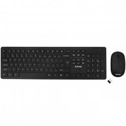 Клавиатура + мышь SANC SI-2295+9806 Black