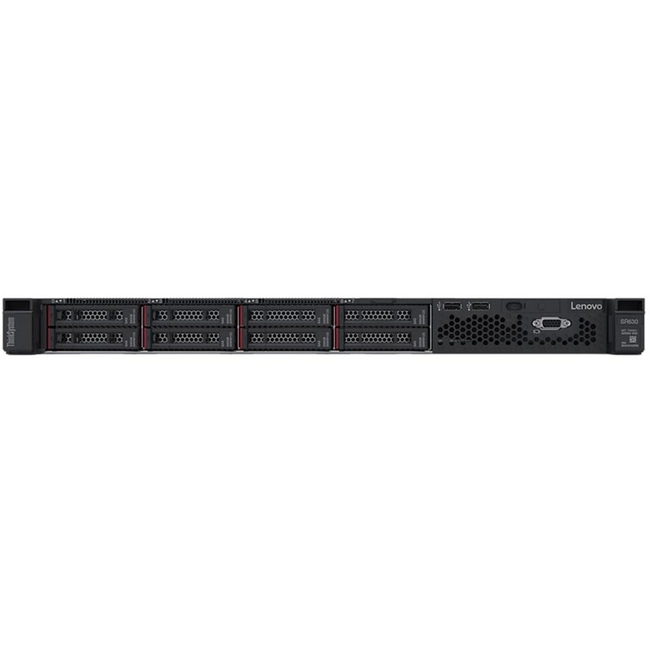Сервер Lenovo ThinkSystem SR630 7X02A048EA (1U Rack, Xeon Silver 4114, 2200 МГц, 10, 13.75, 2 x 16 ГБ, SFF 2.5", 8)