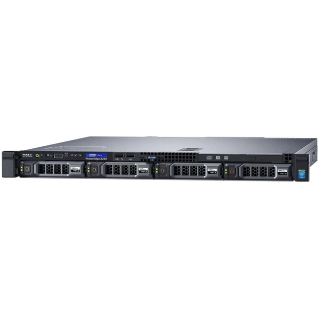 Сервер Dell PowerEdge R230 210-AEXB-128 (1U Rack, Xeon E3-1270 v6, 3800 МГц, 4, 8, 2 x 16 ГБ, LFF 3.5", 4, 1x 1 ТБ)