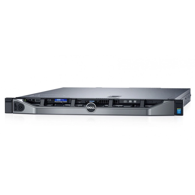 Сервер Dell PowerEdge R330 210-AFEV-132 (1U Rack, Xeon E3-1220 v6, 3000 МГц, 4, 8, 4 x 8 ГБ, SFF 2.5", 8, 1x 1.2 ТБ)