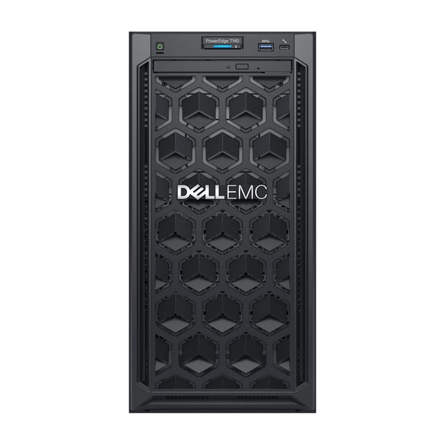 Сервер Dell PowerEdge T140 T140-4706 (Tower, Xeon E-2124, 3300 МГц, 4, 8, 1 x 16 ГБ, LFF 3.5", 4, 1x 1 ТБ)