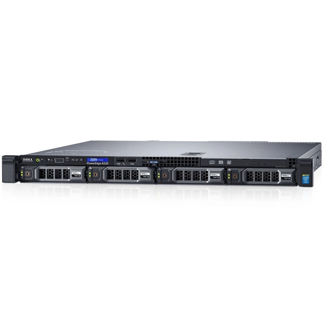 Сервер Dell PowerEdge R240 R240-7662 (1U Rack, Xeon E-2174G, 3800 МГц, 4, 8, 1 x 16 ГБ, LFF 3.5", 4, 1x 1 ТБ)