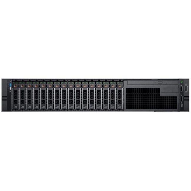 Сервер Dell PowerEdge R740 210-AKXJ-303 (2U Rack, Xeon Silver 4214, 2200 МГц, 12, 16.5, 1 x 16 ГБ, SFF 2.5", 16, 1x 1.2 ТБ)