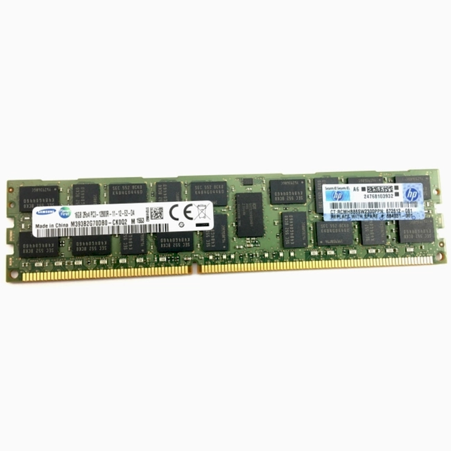 Серверная оперативная память ОЗУ HPE PC3-12800R 684031-001B (16 ГБ, DDR3)