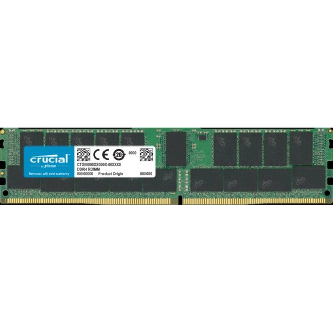 Серверная оперативная память ОЗУ Crucial 32GB DDR4-2933 RDIMM CT32G4RFD4293 (32 ГБ, DDR4)