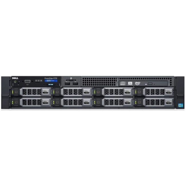 Сервер Dell PowerEdge R730 210-ACXU-375 (2U Rack, Xeon E5-2650 v4, 2200 МГц, 12, 30, 2 x 16 ГБ, LFF 3.5", 8, 4x 8 ТБ)