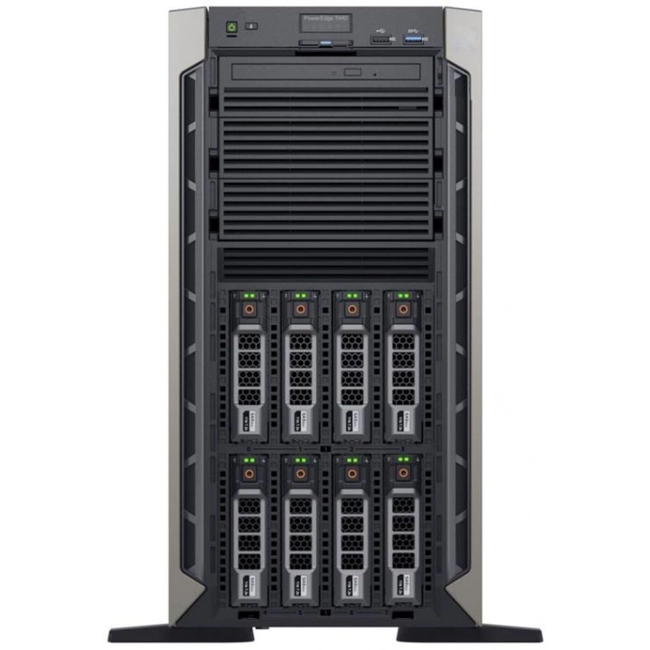 Сервер Dell PowerEdge T440 210-AMEI-01 (Tower, Xeon Silver 4114, 2200 МГц, 10, 13.75, 1 x 16 ГБ, LFF 3.5", 8)