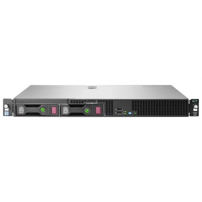 Сервер HPE ProLiant DL20 Gen9 871430-B21 (1U Rack, Xeon E3-1240 v6, 3700 МГц, 4, 8, 1 x 16 ГБ, SFF 2.5", 4)