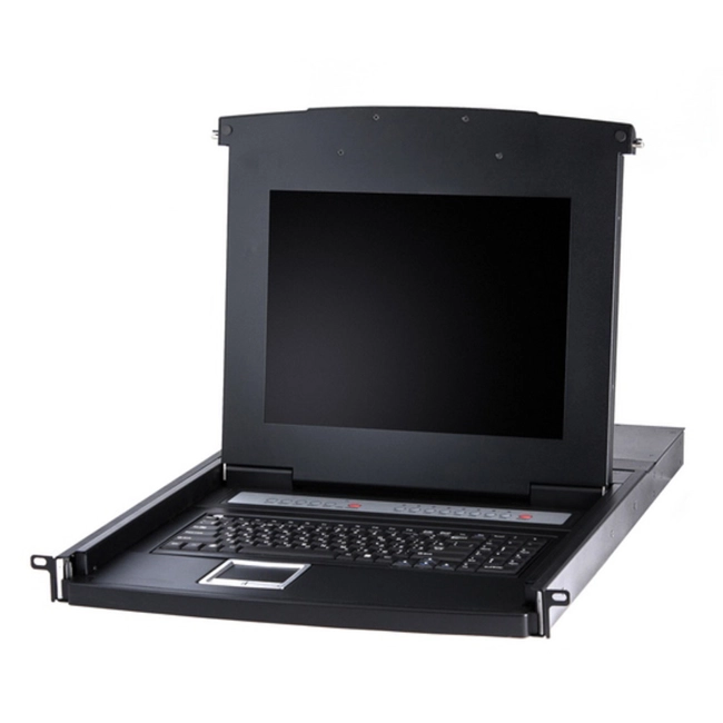KVM-переключатель SHIP KVM консоль AS-7108TLG, 17", 2 порта USB, 8 портов RG-45
