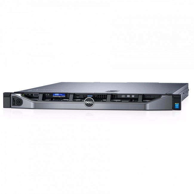 Сервер Dell PowerEdge R330 210-AFEV/054 (1U Rack, Xeon E3-1230 v6, 3500 МГц, 4, 8, SFF 2.5", 8)