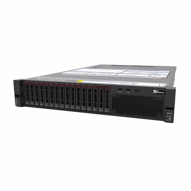 Сервер Lenovo ThinkSystem SR550 7X04A00AEA (2U Rack, Xeon Silver 4114, 2200 МГц, 10, 13.75, 2 x 8 ГБ, SFF 2.5", 8)