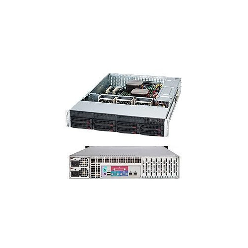 Сервер Supermicro CSE-825TQ-R720/X10DRL-i SMR0027 (1U Rack, Xeon E5-2630 v3, 2400 МГц, 8, 20)