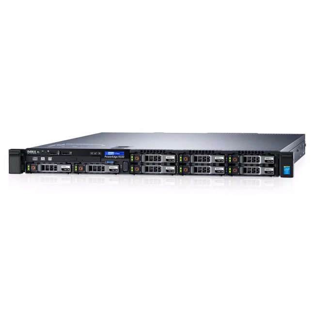 Сервер Dell PowerEdge R330 210-AFEV-117 (1U Rack, Xeon E3-1230 v6, 3500 МГц, 4, 8, 1 x 16 ГБ, LFF 3.5", 4, 1x 1 ТБ)