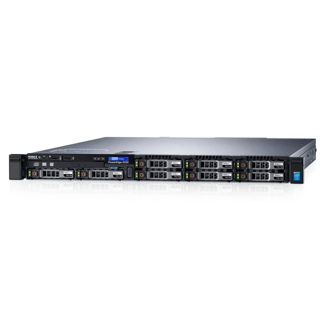 Сервер Dell PowerEdge R330 210-AFEV-74 (1U Rack, Xeon E3-1270 v6, 3800 МГц, 4, 8, 1 x 16 ГБ, SFF 2.5", 8, 1x 1.2 ТБ)