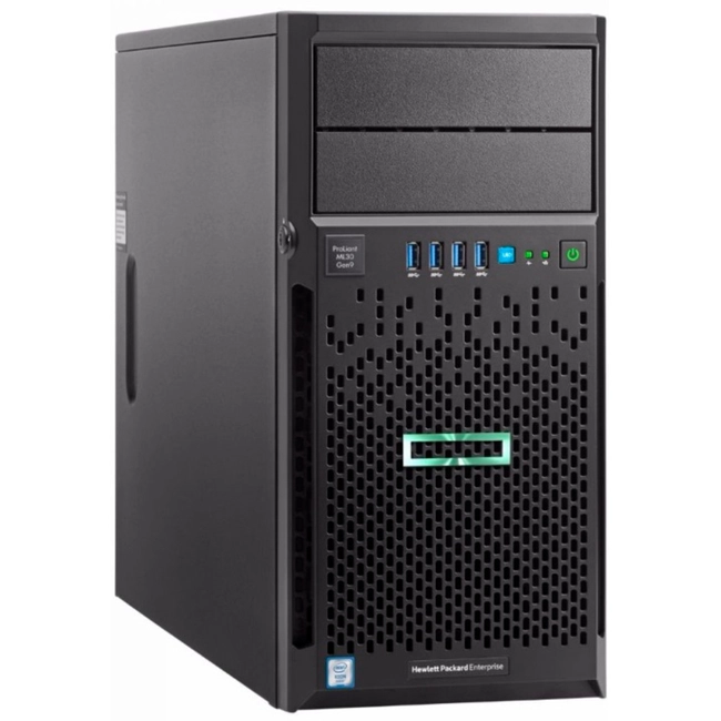 Сервер HPE Proliant ML30 Gen9 P03706-425 (Tower, Xeon E3-1230 v6, 3500 МГц, 4, 8, 1 x 8 ГБ, LFF 3.5", 4)