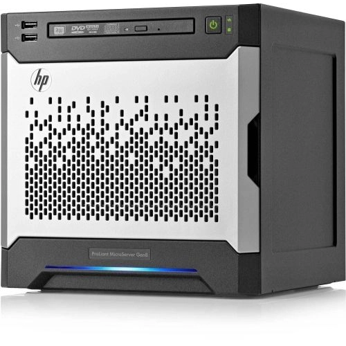 Сервер HPE ProLiant MicroServer Gen8 712317-421 (Tower, Celeron G1610T, 2300 МГц, 2, 2)