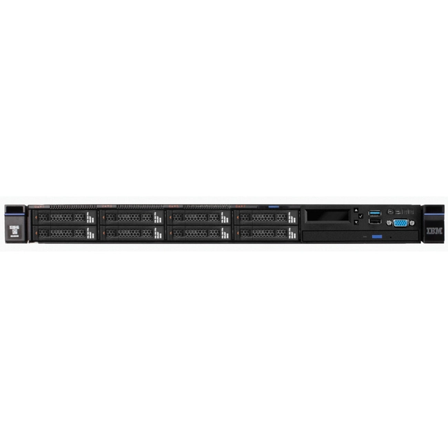 Сервер Lenovo System x3550 M5 8869EDG (1U Rack, Xeon E5-2620 v4, 2100 МГц, 8, 20, 1 x 16 ГБ, SFF 2.5", 8, 2x 300 ГБ)