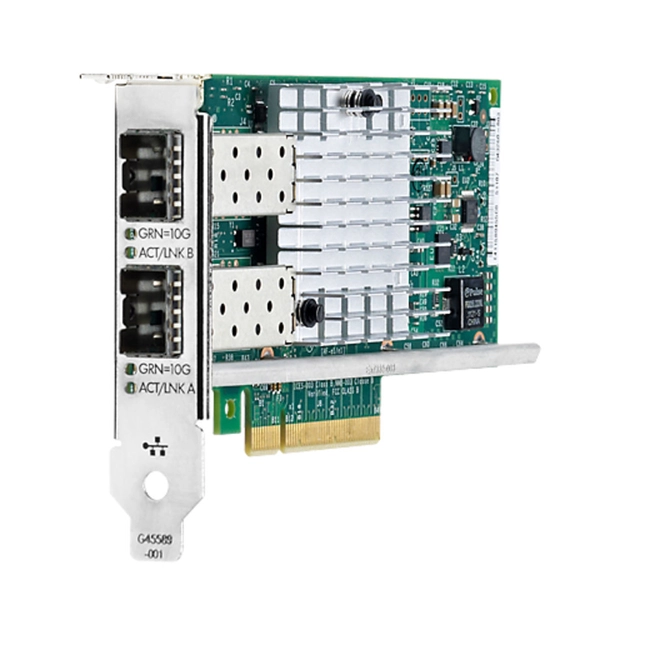 Сетевая карта HPE Двухпортовый адаптер Ethernet 10 Гбит 560SFP+ 665249-B21 (SFP+)