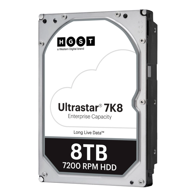 Серверный жесткий диск HGST Ultrastar 7K8 HUS728T8TALE6L4 (3,5 LFF, 8 ТБ, SATA)
