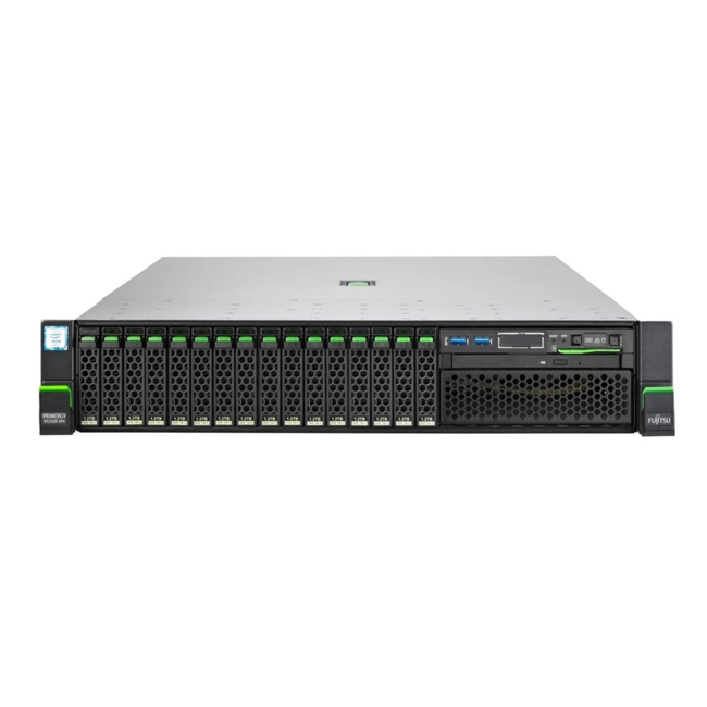 Сервер Fujitsu PRIMERGY RX2520 VFY:R2524SX110RU (2U Rack, Xeon Silver 4110, 2100 МГц, 8, 11, 2 x 16 ГБ, SFF 2.5", 8)