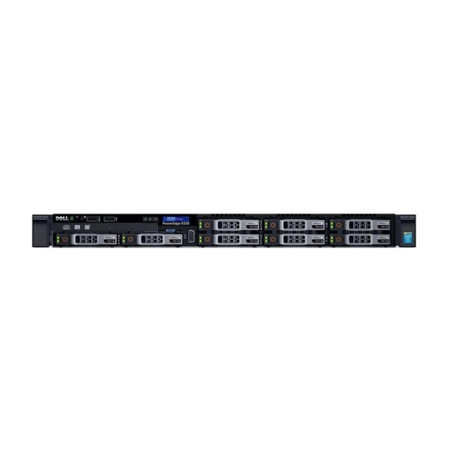 Сервер Dell PowerEdge R330 210-AFEV-131 (1U Rack, Xeon E3-1230 v6, 3500 МГц, 4, 4, 1 x 16 ГБ, SFF 2.5", 8, 1x 1.2 ТБ)