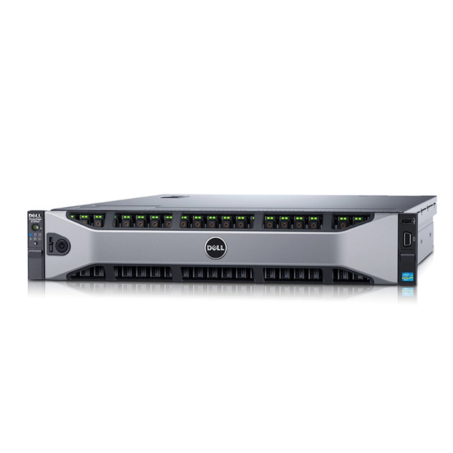 Сервер Dell PowerEdge R730XD 210-ADBC-287 (2U Rack, Xeon E5-2660 v4, 2000 МГц, 14, 35, 24 x 16 ГБ, LFF 3.5", 18, 4x 4 ТБ)