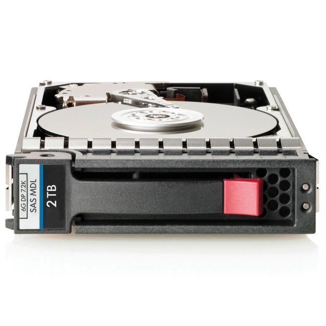 Серверный жесткий диск HPE 2TB 6G SAS 7.2K rpm LFF (3.5-inch) Dual Port Midline 507616-B21